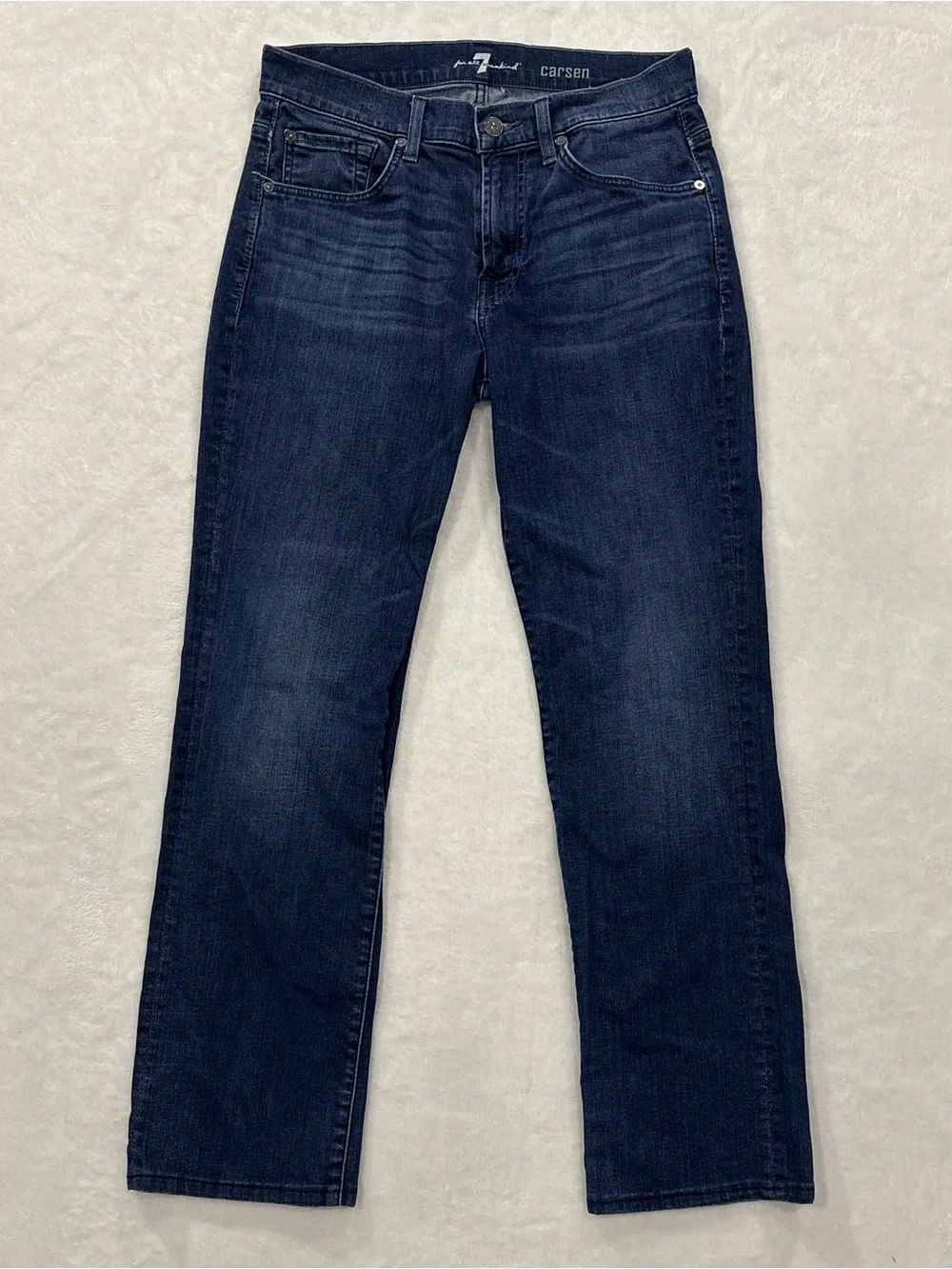 7 For All Mankind Carsen Denim Blue Jeans Men’s Size 29